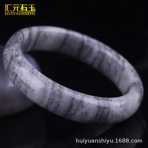 金店促销白玉青花手镯玉石玉器阿富汗玉玉镯晚霞红镯子