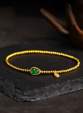 法国capinkofin古法色珠子手链葫芦转运珠串珠圆珠小众时尚高级