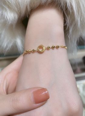 法国capinkofin色鸟巢手链圆珠光面手链新款小众设计精致百搭