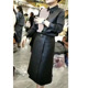 中长款 法国capinkofin秋冬新款 衬衫 黑拼格长袖 半裙显瘦女 时尚