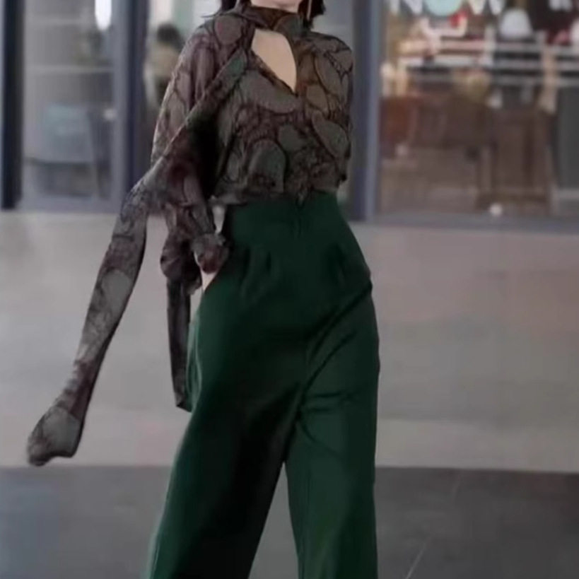 英国topwhit23038婕妤秀年春季休闲显瘦花色衬衫长袖时尚百搭