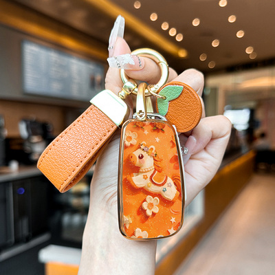 适用于奥迪q3钥匙套q2l汽车A1保护壳a3包A6L扣Q5L江淮瑞风S2 M5女