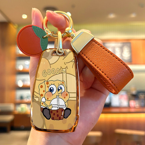 现代悦动ix35海绵宝宝钥匙套