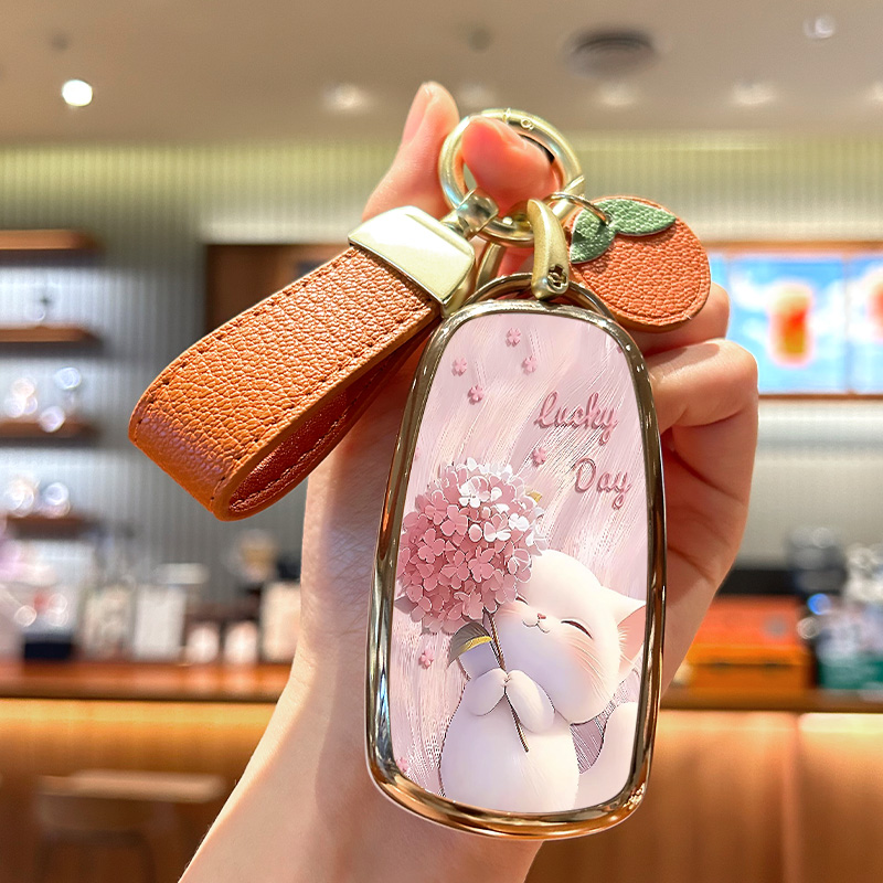 奇瑞瑞虎8pro钥匙套8L 7plus 9探索06风云A8/T6艾瑞泽8汽车壳包扣