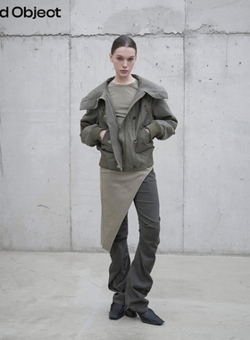 Found Object 巴恩风结构拼缝短夹克棉服外套 Construct Jacket