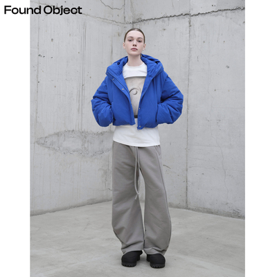Found Object 可拆袖廓形短款连帽棉服外套 Detach Sleeve Jacket