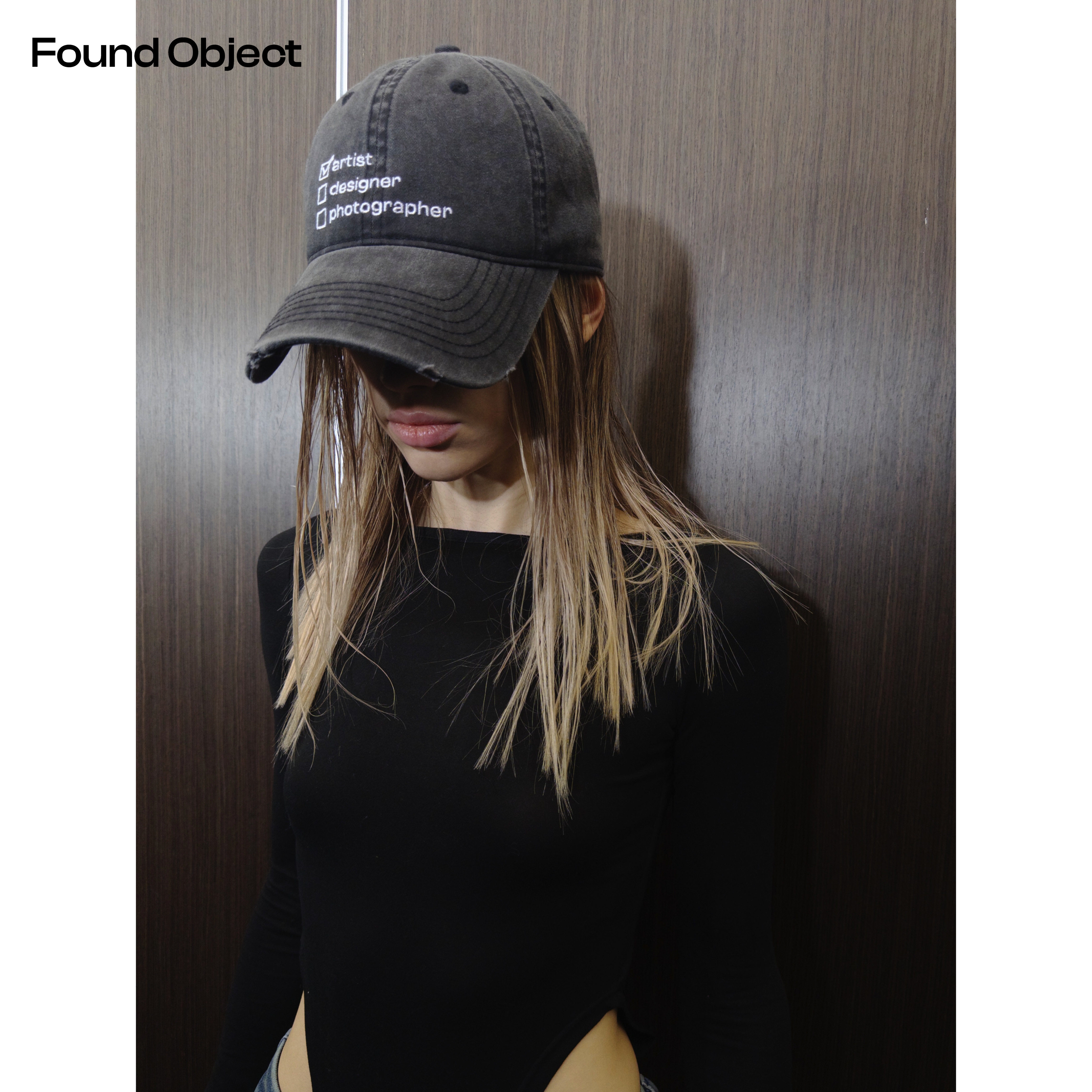 Found Object '艺术家/设计师/摄影师'水洗做旧棒球帽Worn-in Cap