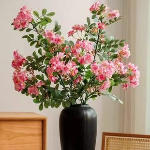 醉香含笑花仿真花高级感客厅餐桌绿植摆件假花落地装饰插花艺摆设