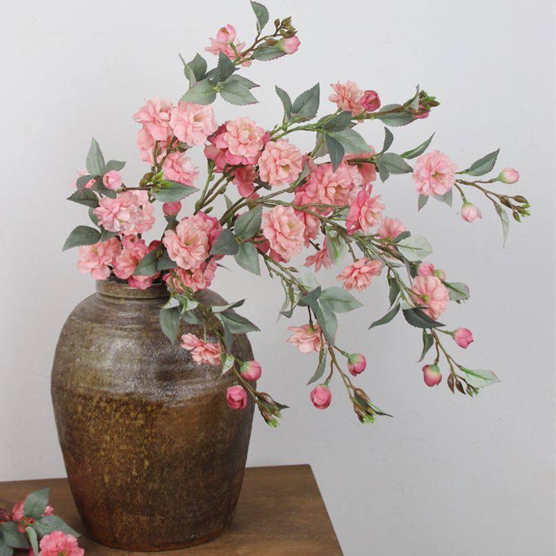 清仓!长枝野山茶花仿真花