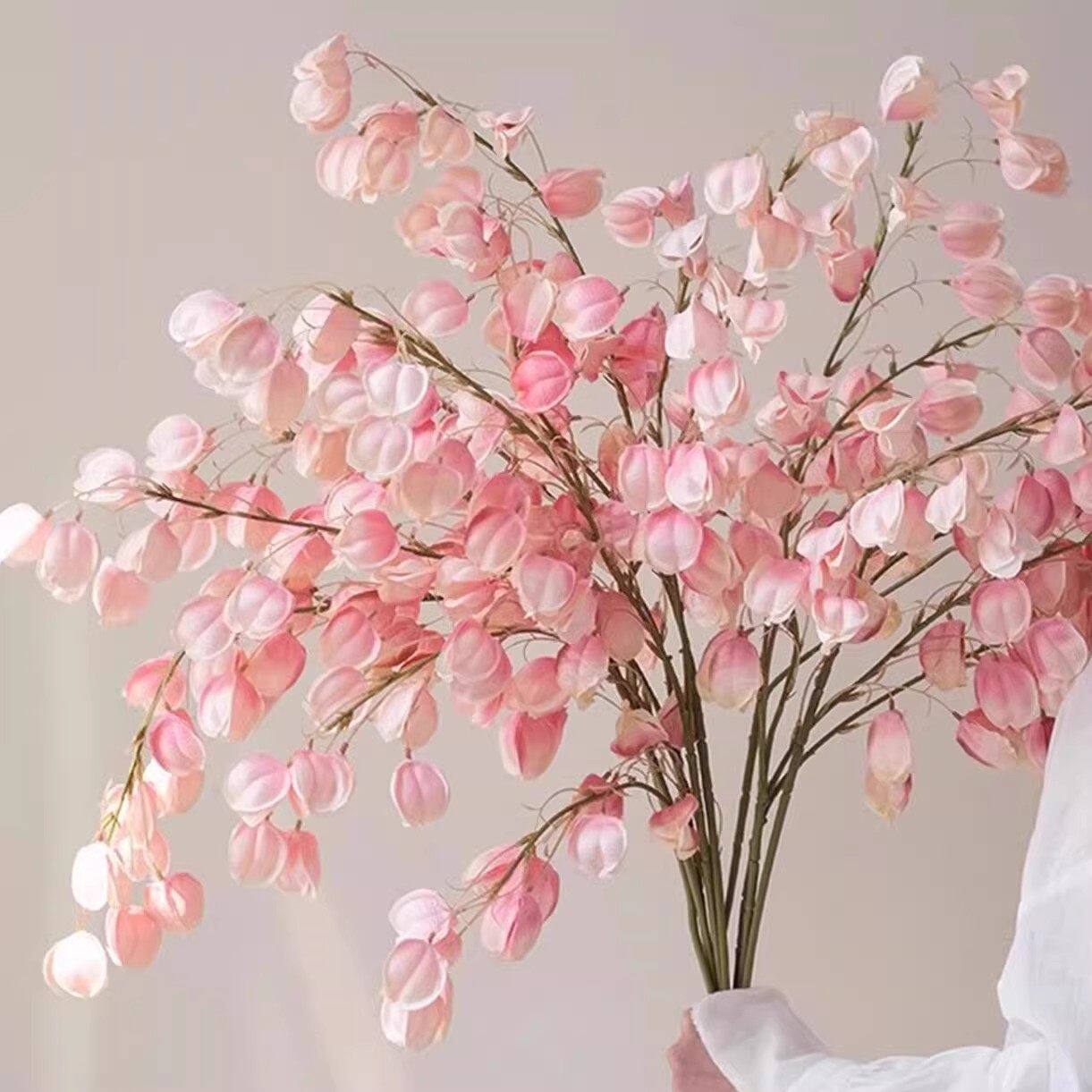 仿真灯笼果花艺摆设假花桌面装饰摆件仿真栾树花果子假花逼真高级