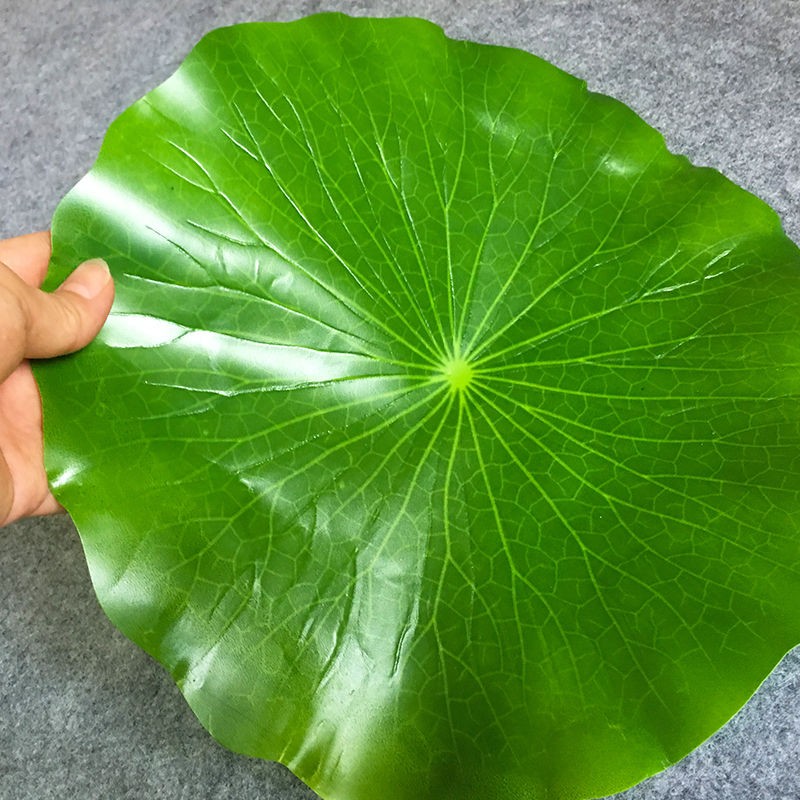 塑料假荷叶仿真餐厅烤肉食物海鲜生菜叶子冰台摆盘菜叶绿叶装饰