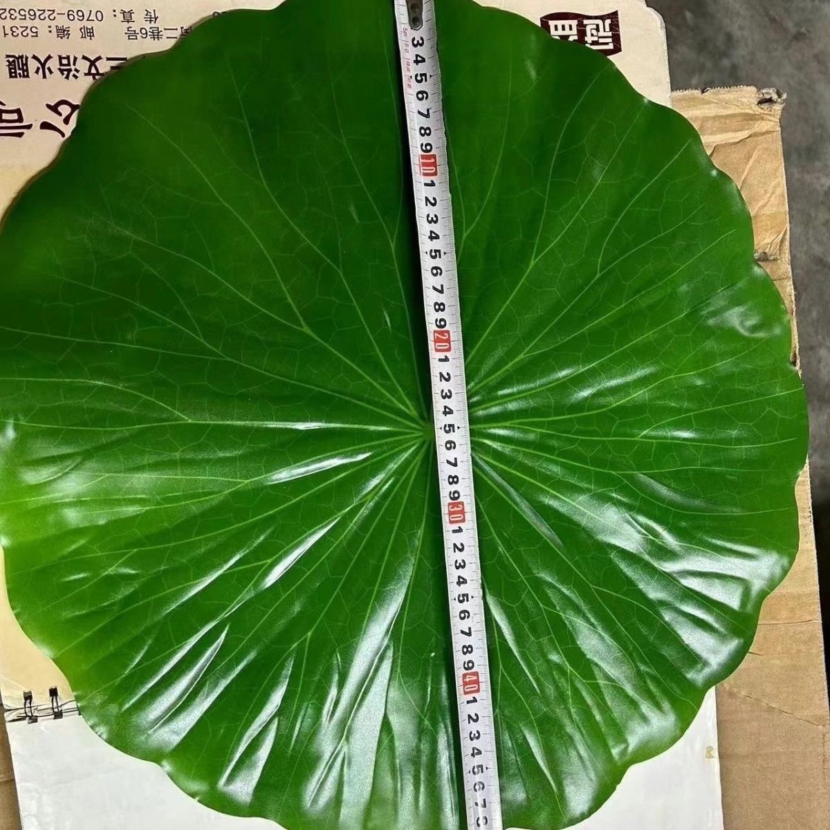 仿真荷叶餐厅菜肴装饰摆
