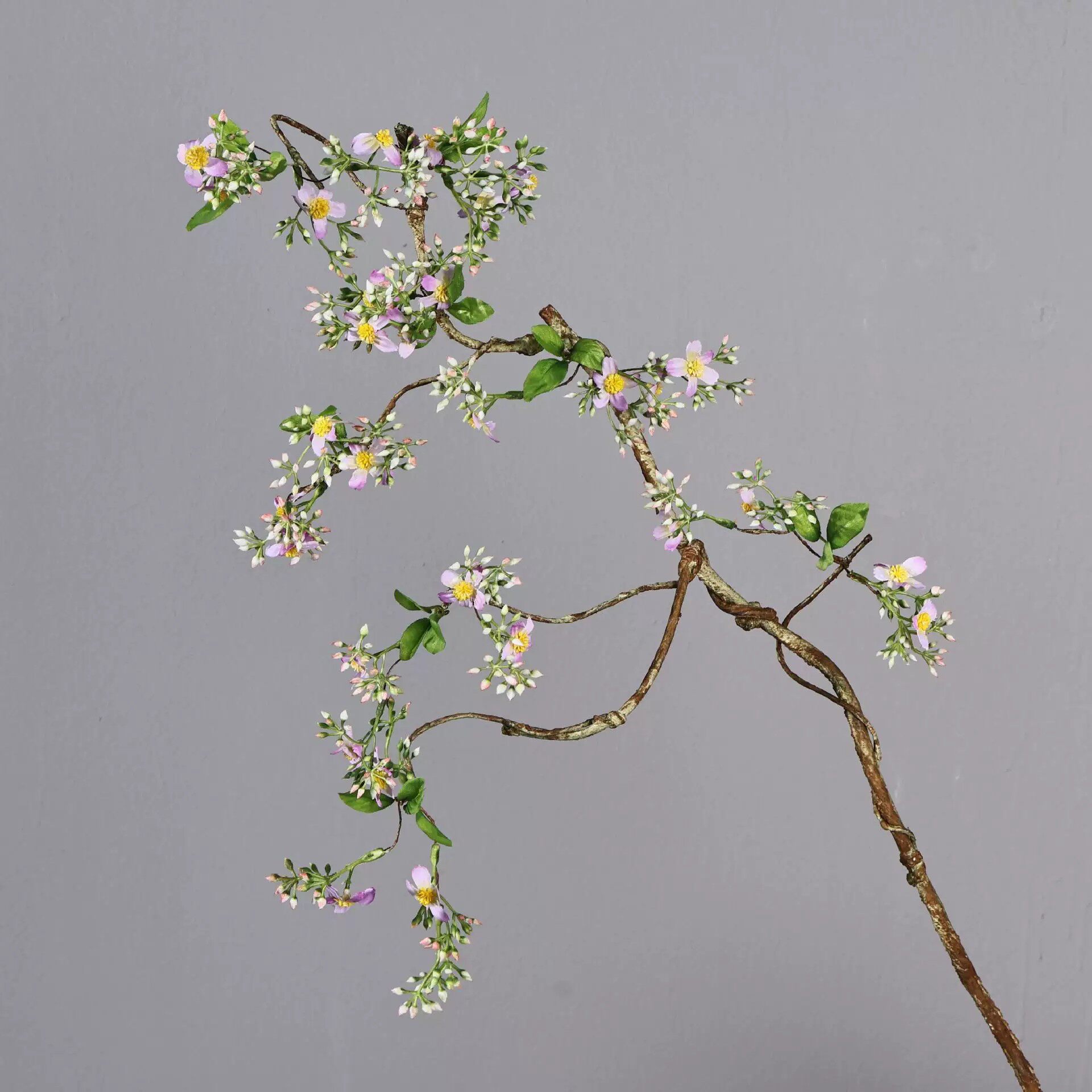海棠花藤枝仿真花枝干花花束轻奢高端花艺客厅假花桌面节日装饰品