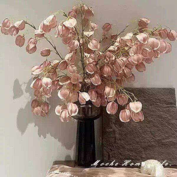 高档逼真干花栾树灯笼果假花仿真