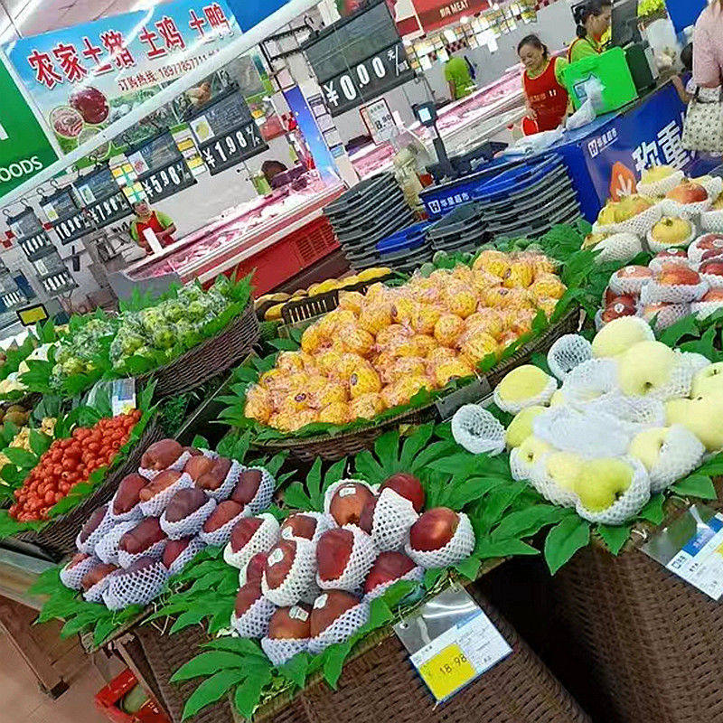仿真八角金盘叶水果店装