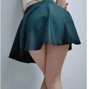 松紧高腰弹力无内衬半身裙没有安全裤性感老婆床上裙子夏黑色a型