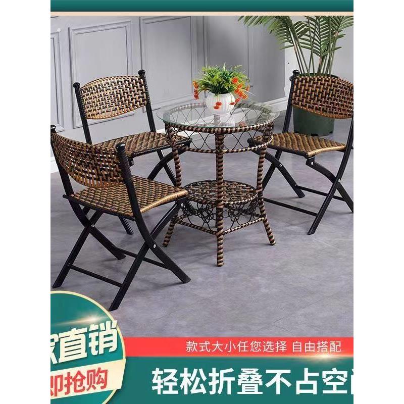 覆古防实木防水老式藤椅藤编折叠椅便携午休椅户外田园休闲老年