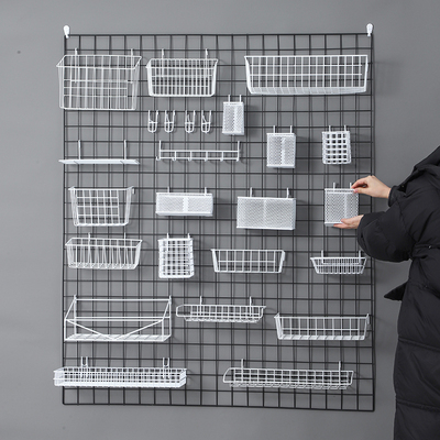 网格网片置物架挂篮托盘收纳篮筐