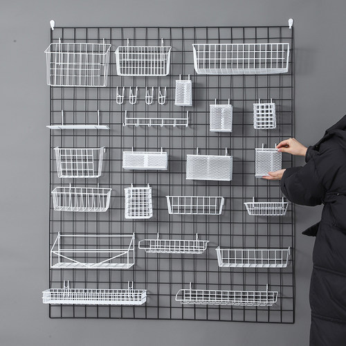 网格网片置物架挂篮托盘收纳篮筐