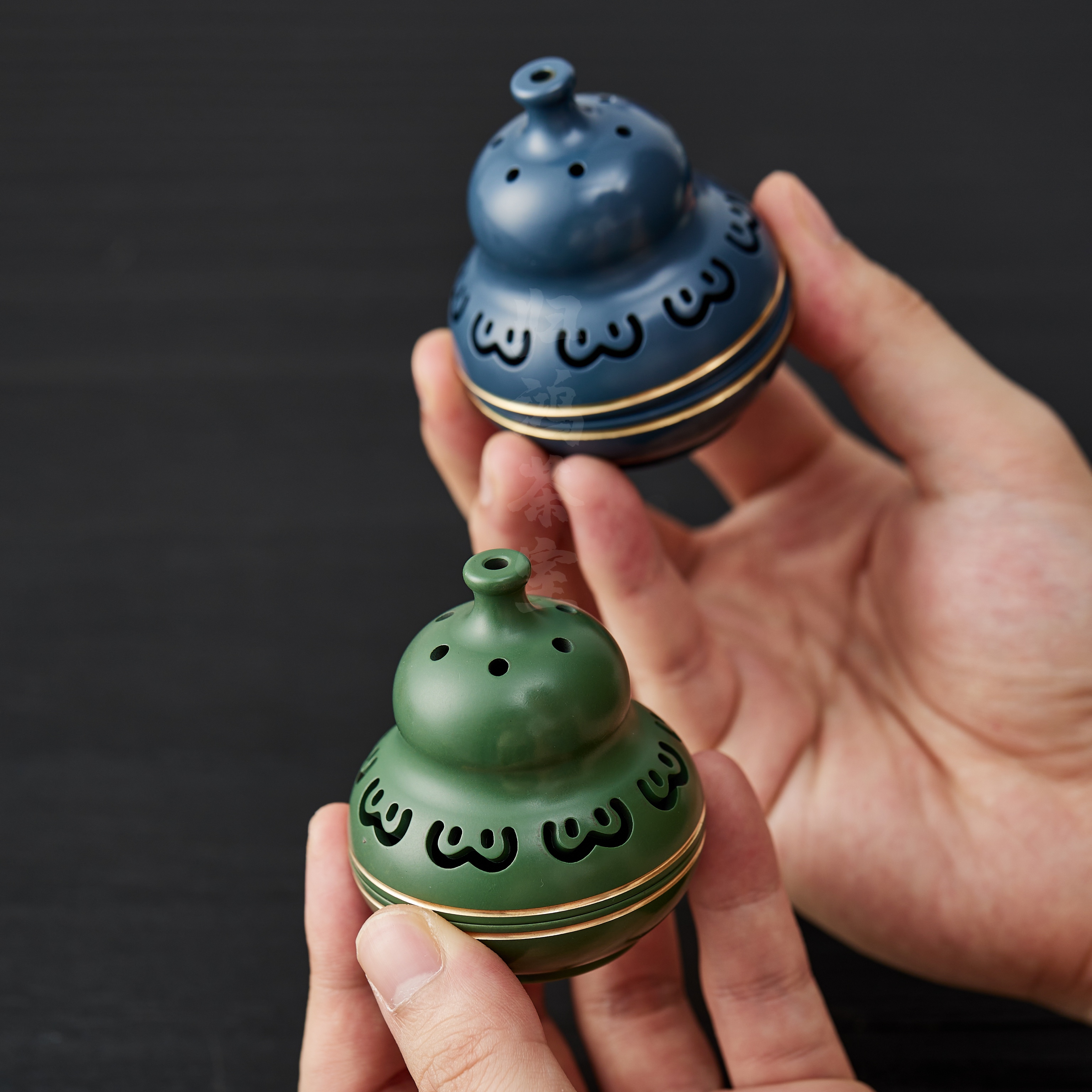 归鸿｜纯铜香炉迷你葫芦家用室内创意香薰炉沉香茶桌配件香插摆件