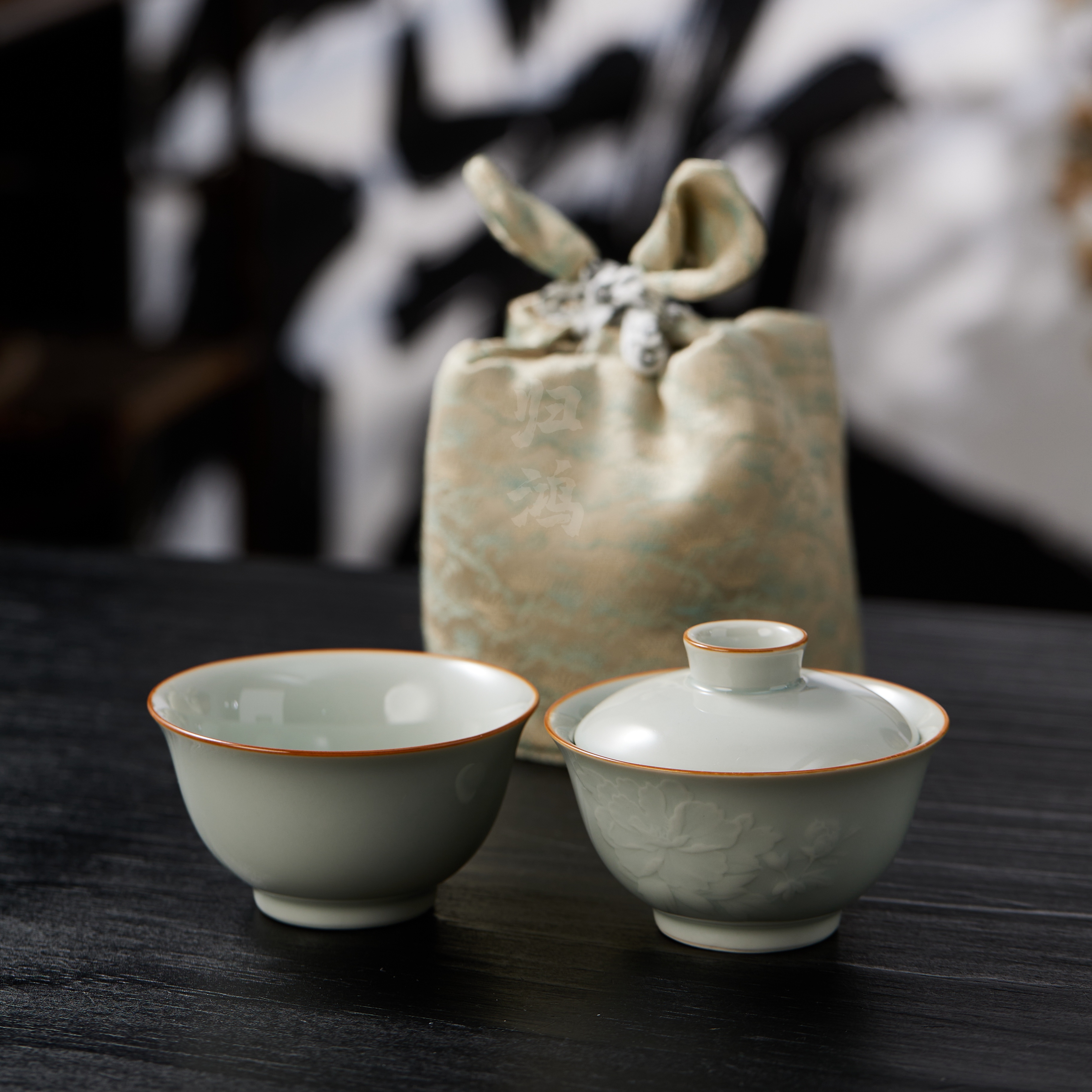 归鸿一人茶具单人泡茶便携式旅行茶具一壶一杯简易快客杯个人专用