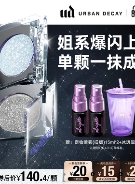 【新年礼物】衰败城市UD牛郎眼影盘单色高光亮片茶牛月亮勺溜溜冰