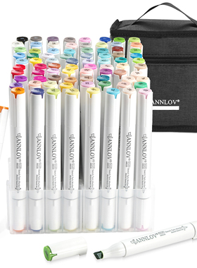 ANNLOV马克笔60色套装