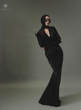 H2B à La Mode越南品牌Lignes Souveraines系列美人鱼连衣裙定制