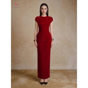 SELF系列修身 褶皱长裙定制 Apparel越南品牌GENESIS Arti