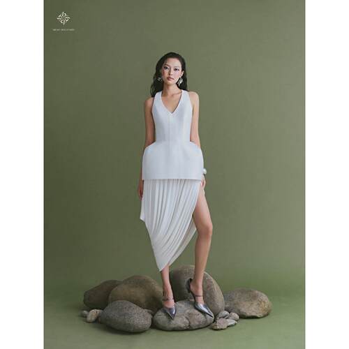 Pebble不规则礼服套装