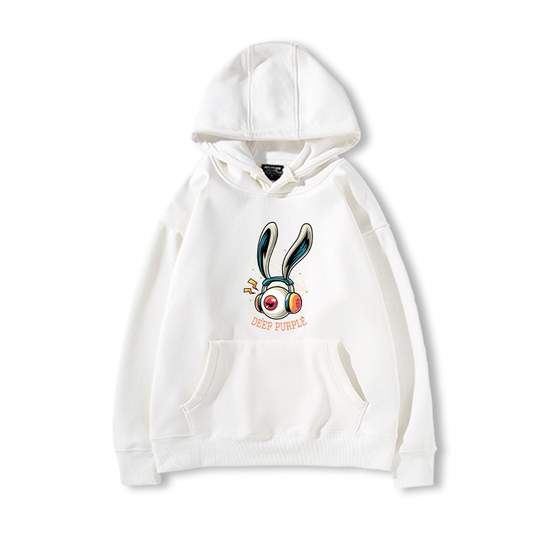 深紫Deep Purple乐队连帽卫衣男女秋冬欧美潮流摇滚印花加绒上衣