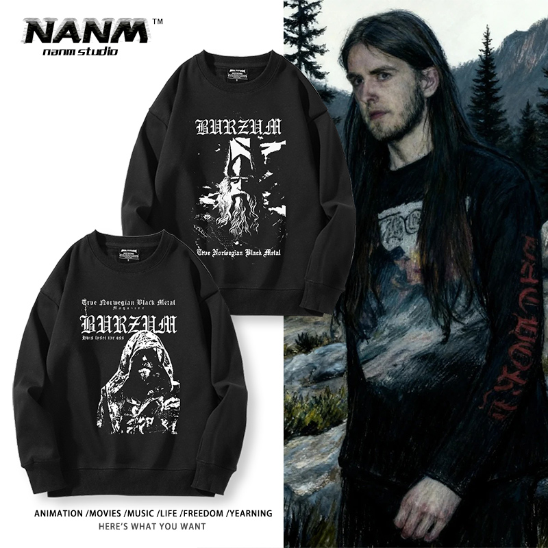 Burzum乐队周边圆领卫衣男女秋冬