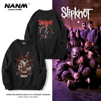 Slipknot活结乐队圆领卫衣男春秋