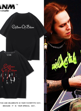 Children of Bodom博多之子乐队周边短袖男女夏纯棉暗黑金属上衣