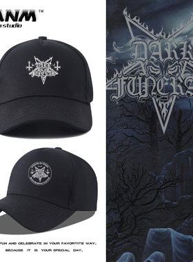 DARK FUNERAL 黑暗葬礼乐队棒球帽暗黑小众摇滚美式街头朋克风帽