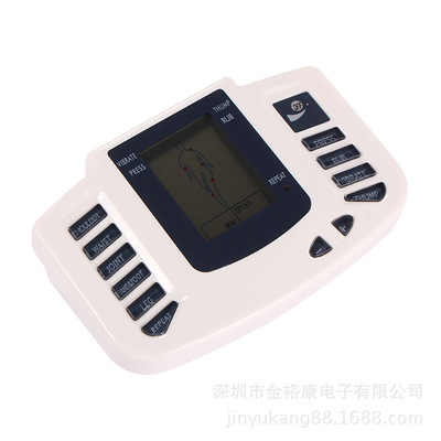 现货英文俄语JR-309A多功能按摩器 16片贴片全身按摩仪