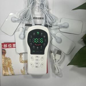 新双通道EMS脉冲仪颈椎按摩贴迷你电疗仪肩颈按摩仪