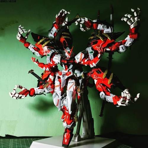 摩动核敖丙拼装高达MG拼装变形摩动核吕布曹仁敖丙白雪姬红异端机