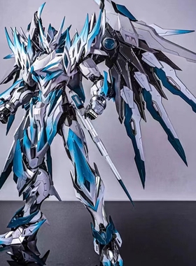 摩动核三国白起曹仁敖丙盲盒MG七剑命运元祖男孩拼装机甲玩具