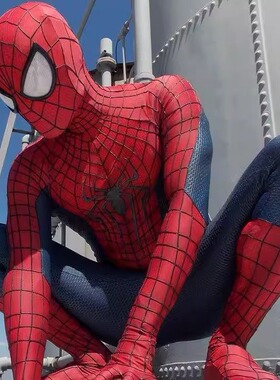 蜘蛛侠紧身衣COS服超凡Spider儿童成人高级纳米战衣套装表演定制