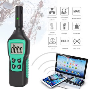 Digital Electromagnetic Field Radiation Detector Temperature