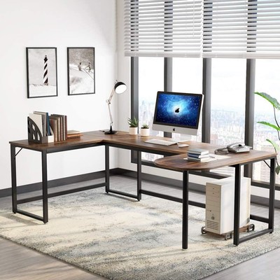 Tribesigns  Shaped Desk, Large L-Shaped Desk Corner Computer