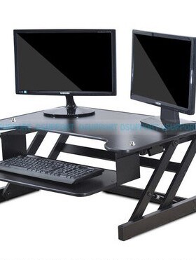 M1M Easyp Height Adjustable Sit Stand Desk Riser Foldable La