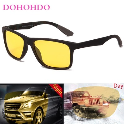 DOHOHDO Fashion Polarized Sunglasses Men Brand Night Vision