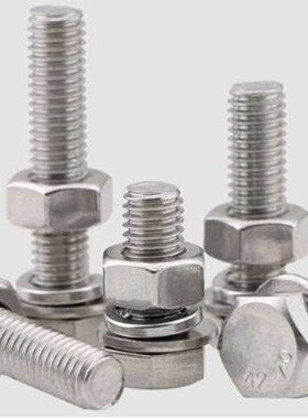 304 stainless steel hex bolt screw nut set M10 M12 M14 M16 D