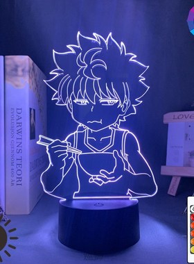 Hunter X Hunter Killua Led Light for Kids Bedroom Decor Hxh