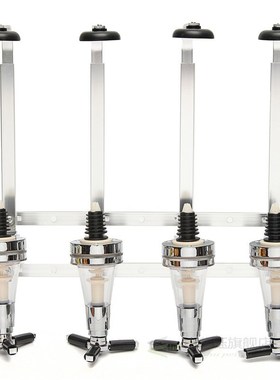 4 Bottle Bar Beverage Liquor Dispenser Alcohol Drink Shot Ca