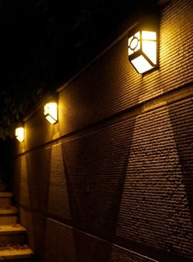 8pcs LED Solar Light Outdoor Garden Yard Wall Lamps Waterpro