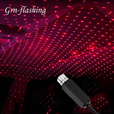 Mini LED Star Laser Projector Light USB Car DJ Disco Effects