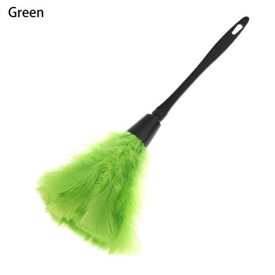 1PC Turkey Feather Duster Colorful Anti-static Plastic Handl